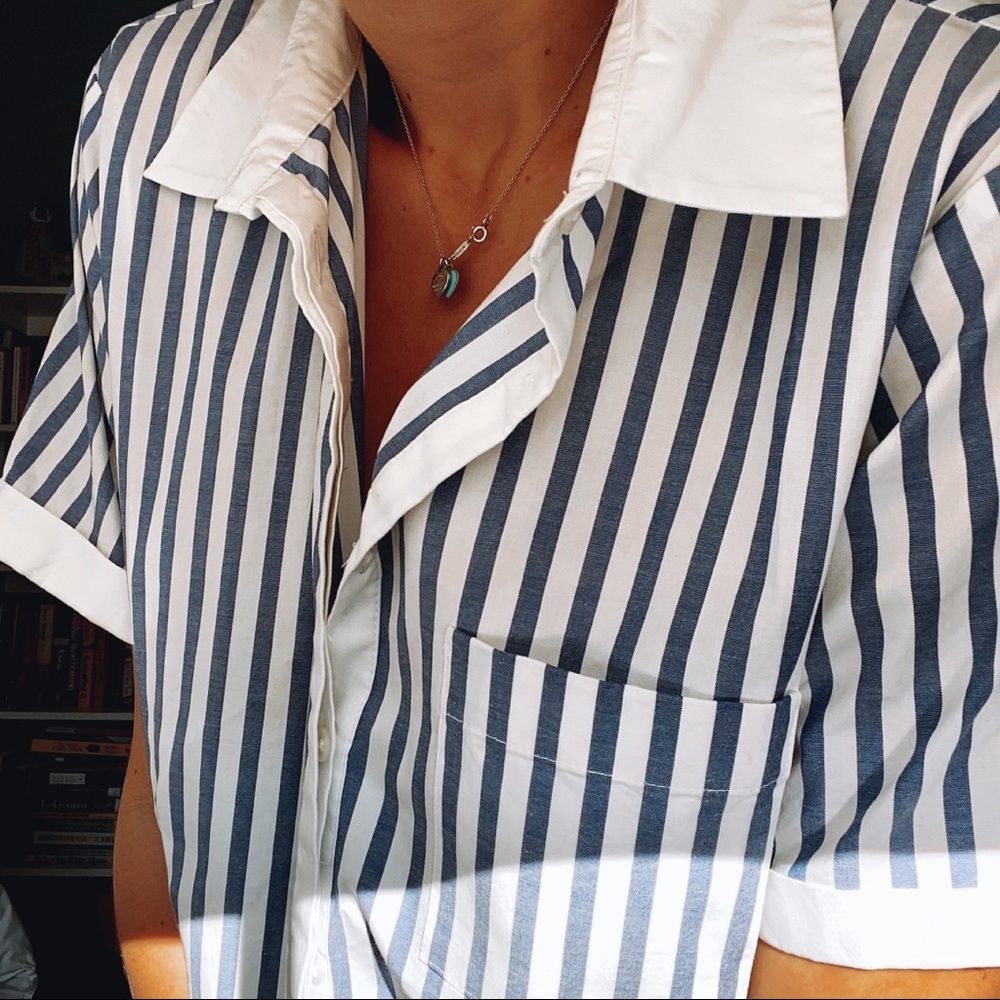 Tommy Hilfiger Short Sleeved Striped Burton Down
